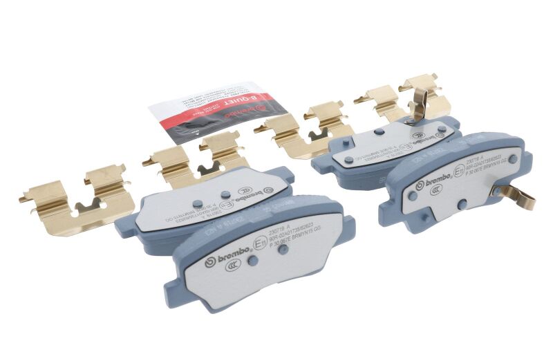 Brembo OE P30067E 17-21 fits Hyundai Ioniq Brake Pad - Rear