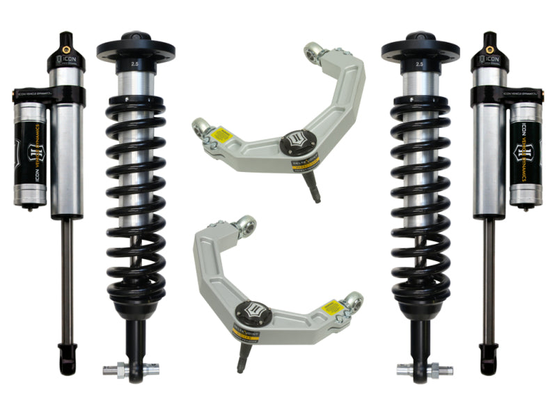 ICON K93073 2014 fits Ford F-150 2WD 0-2.63in Stage 3 Suspension System w/Billet Uca