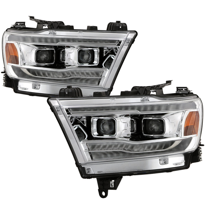 Spyder 5087638 fits Dodge 19-20 Ram Halogen Model Only Projector Headlights Chr