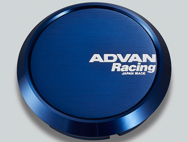 Advan V2081 73mm Flat Centercap - Blue Anodized