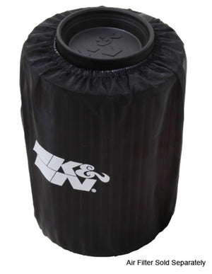 K&N Engineering PL-8007DK K&N Air Filter Wrap Drycharger - Round Straight - Blk for Polaris fits Ranger
