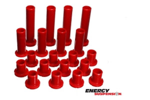 Energy Suspension 70.7007R Polaris RZR 800/800S Rear A-Arm Bushings - Red