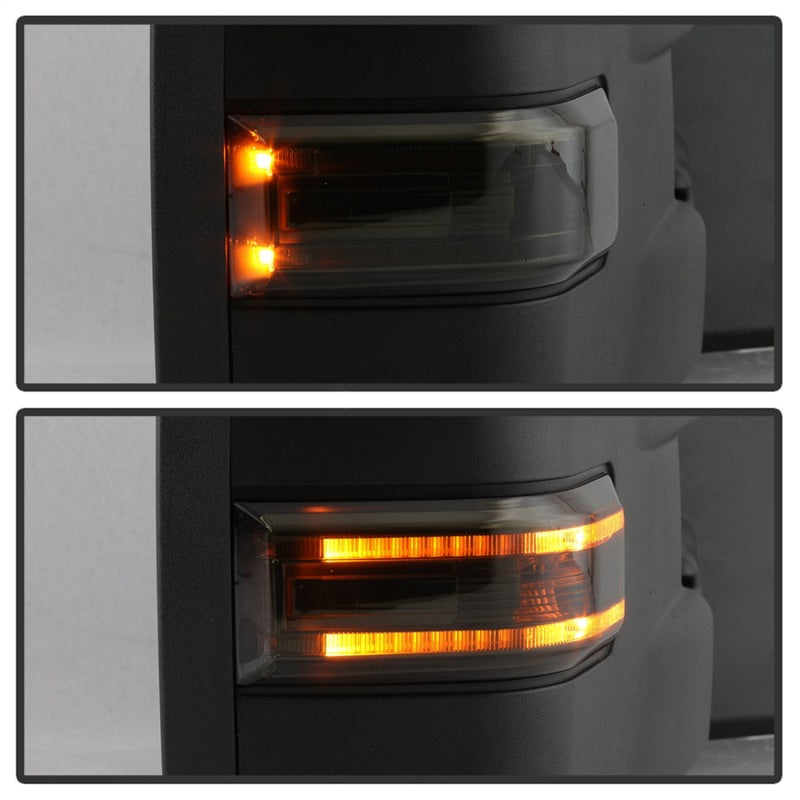xTune 9943065 15-17 fits Ford F-150 Heated LED Telescoping Pwr Mirrors - Smk (P