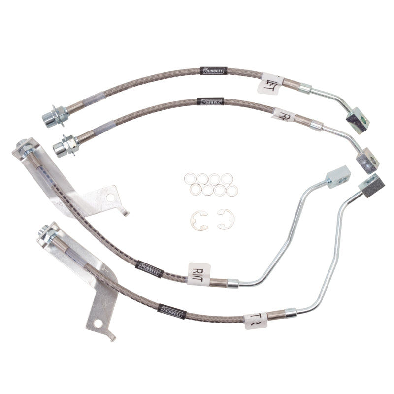 Russell 693210 Performance 99-04 fits Ford Mustang with Traction Control (Except Cobra) Brake Line Kit