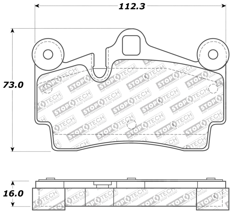 Stoptech 309.0978 Performance Brake Pads