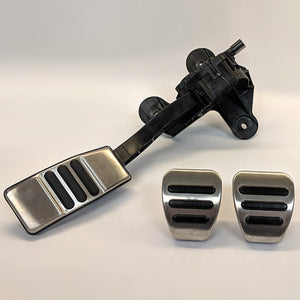 fits Ford Racing M-2301-BM Aluminum and Urethane 11-17 Ford Mustang - Upgrade to Premium Package Pedals