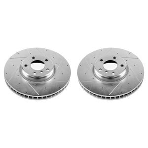 PowerStop fits BMW 10-17 535i GT Front Evolution Drilled & Slotted Rotors - Pair