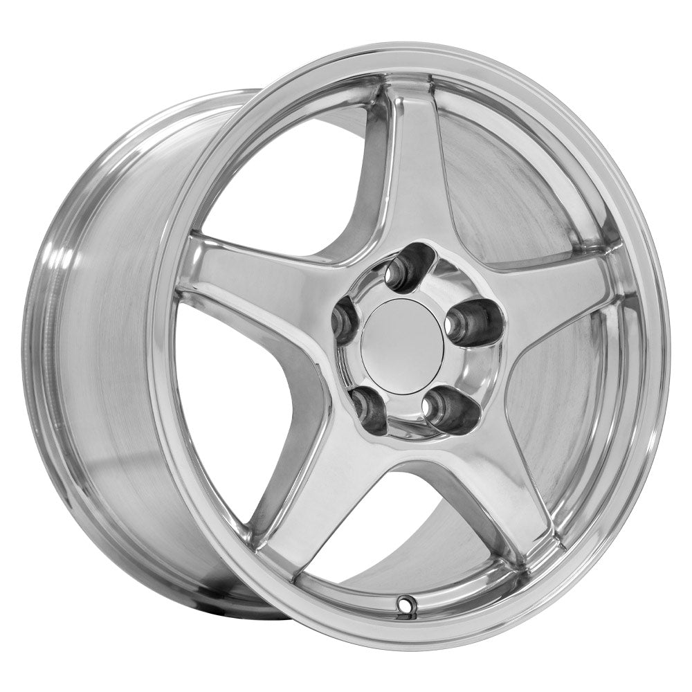 OE Wheels CV01-17095-5475-56P 17" Replica fits Chevrolet Corvette ZR1 Polished