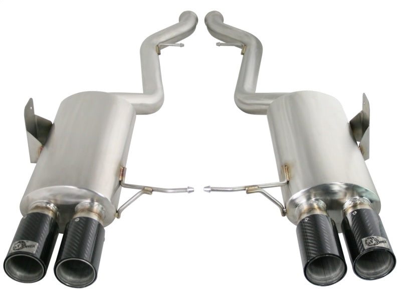 AFE 49-36311-C rce XP Exhaust Cat-Back 2.5in Dia Carbon Fiber Tips SS-304 08-13