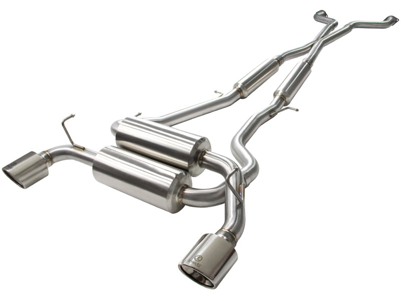 AFE 49-36103-P  2-1/2in 304SS Cat-Back Exhaust fits Infiniti G37 08-13/Q60 14-1