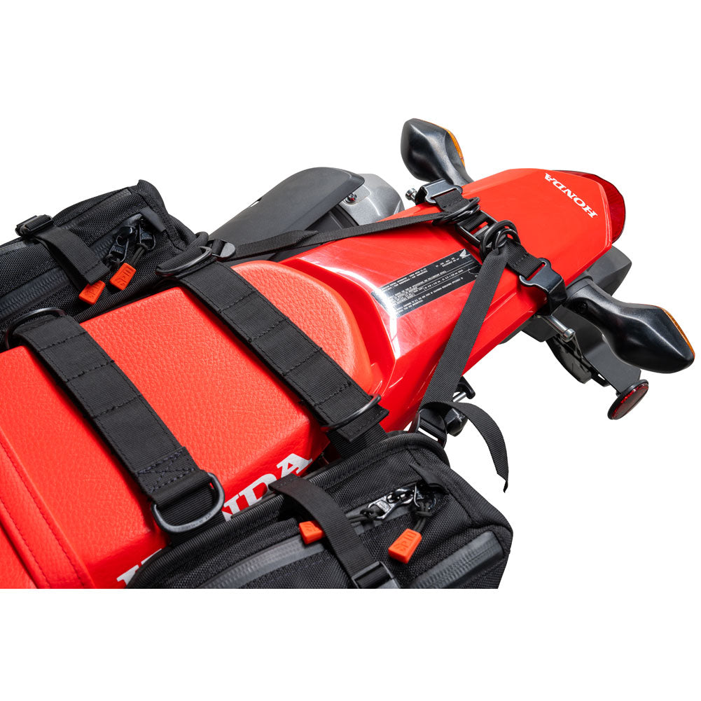 Tusk 2005820006 Traverse Pannier Bags X-Small Dry Duffel Black Tan