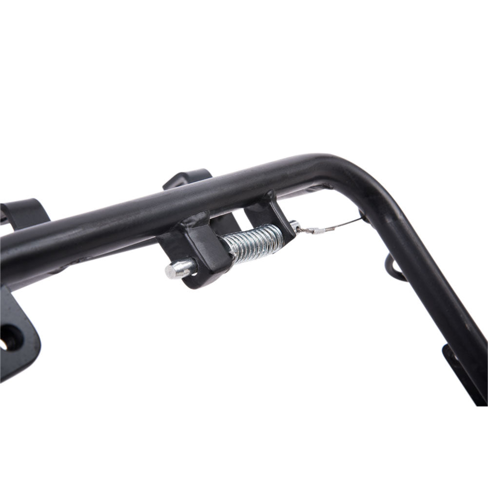 Tusk 2006110016 Pannier Racks with  Pilot Pannier Bags with Top Rack Black/Grey