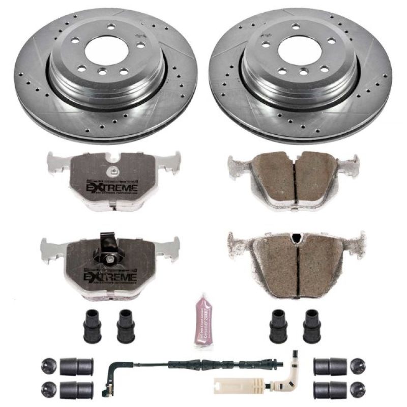 PowerStop K5361-26 04-07 fits BMW 525i Rear Z26 Street Warrior Brake Kit
