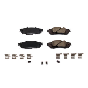 PowerStop 17 fits Lexus ES300h Rear Z17 Evolution Ceramic Brake Pads w/Hardware