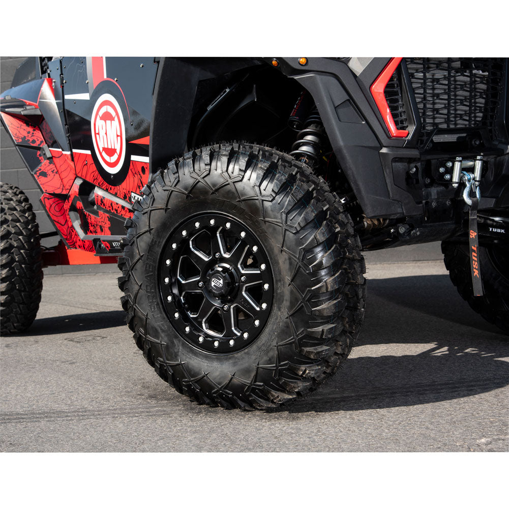 Tusk 2012070003 4/137  Uinta Beadlock Wheel 14x7 5.0 + 2.0 Matte Black