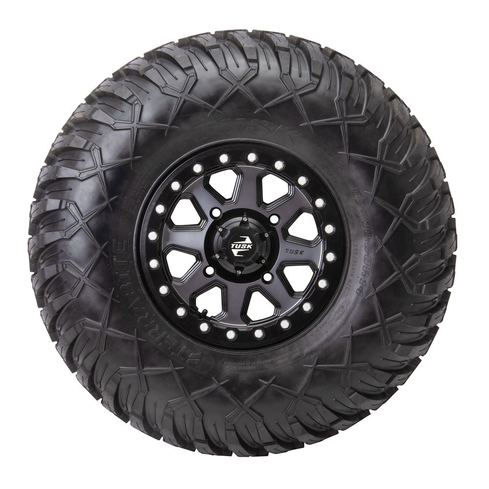 Tusk 2012070005 4/110  Uinta Beadlock Wheel 14x7 5.0 + 2.0 Gunmetal/Black
