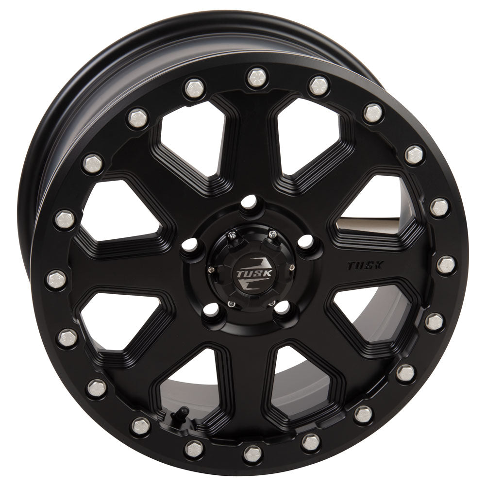 Tusk 2012070039 5/114.3 (5/4.5)  Uinta Beadlock Wheel 15x7 6.0 + 1.0 Matte Black