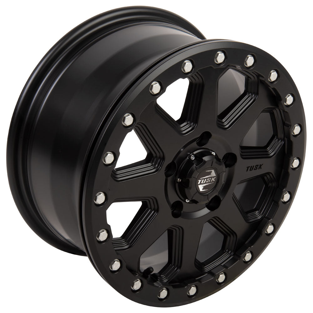 Tusk 2012070039 5/114.3 (5/4.5)  Uinta Beadlock Wheel 15x7 6.0 + 1.0 Matte Black