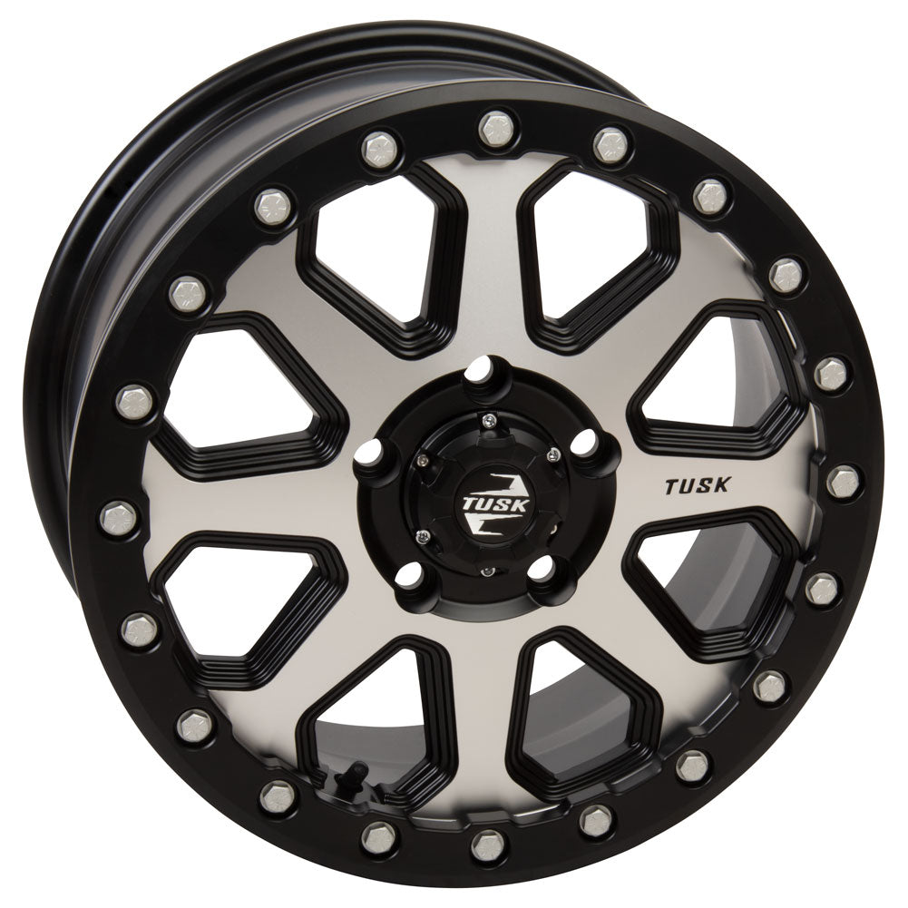 Tusk 2012070040 Uinta Beadlock Wheel 15x7 5/114.3 6+1 Machined/Black