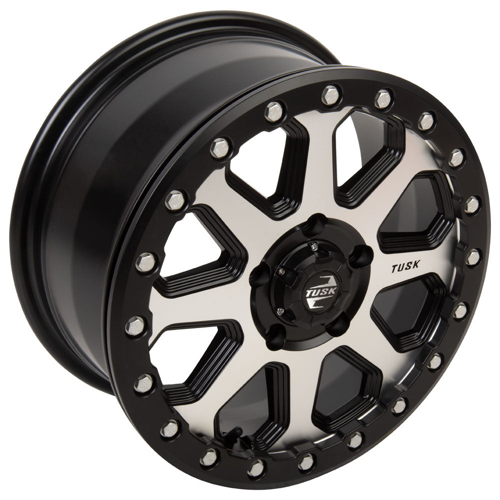 Tusk 2012070040 Uinta Beadlock Wheel 15x7 5/114.3 6+1 Machined/Black
