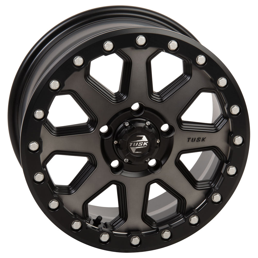 Tusk 2012070041 Uinta Beadlock Wheel 15x7 5/114.3 6+1 Gunmetal/Black