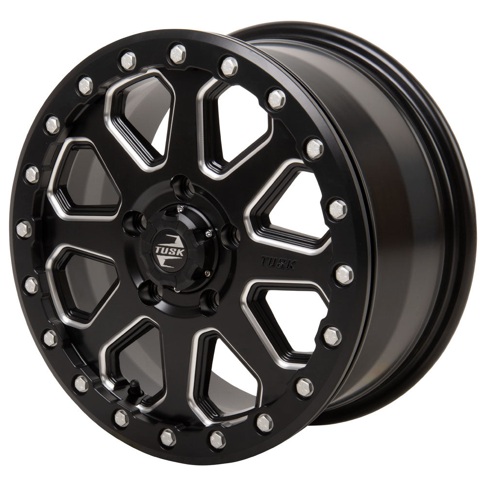 Tusk 2012070042 Uinta Beadlock Wheel 15x7 5/114.3 6+1 Milled/Black