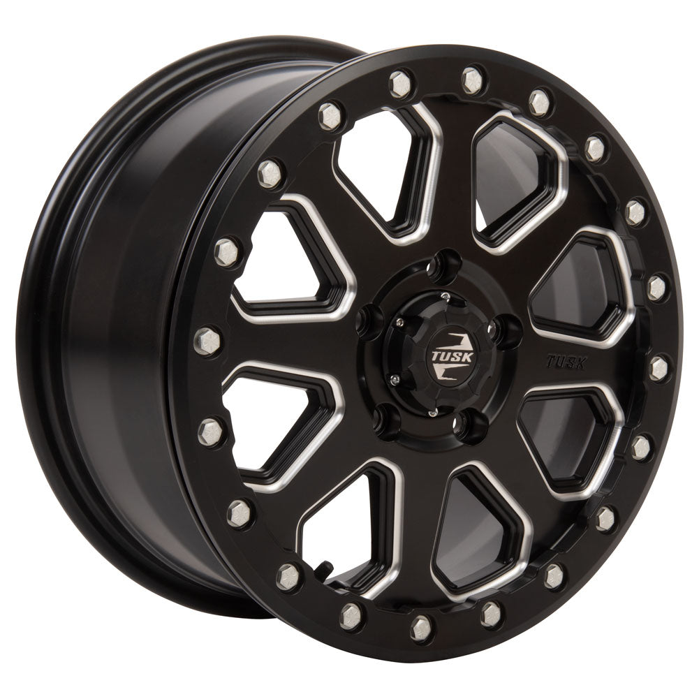 Tusk 2012070042 Uinta Beadlock Wheel 15x7 5/114.3 6+1 Milled/Black