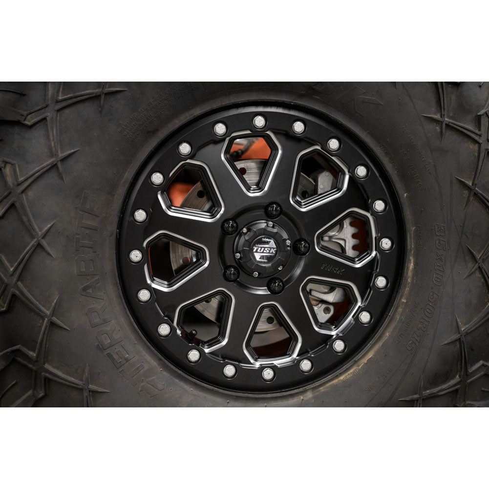 Tusk 2012070042 Uinta Beadlock Wheel 15x7 5/114.3 6+1 Milled/Black