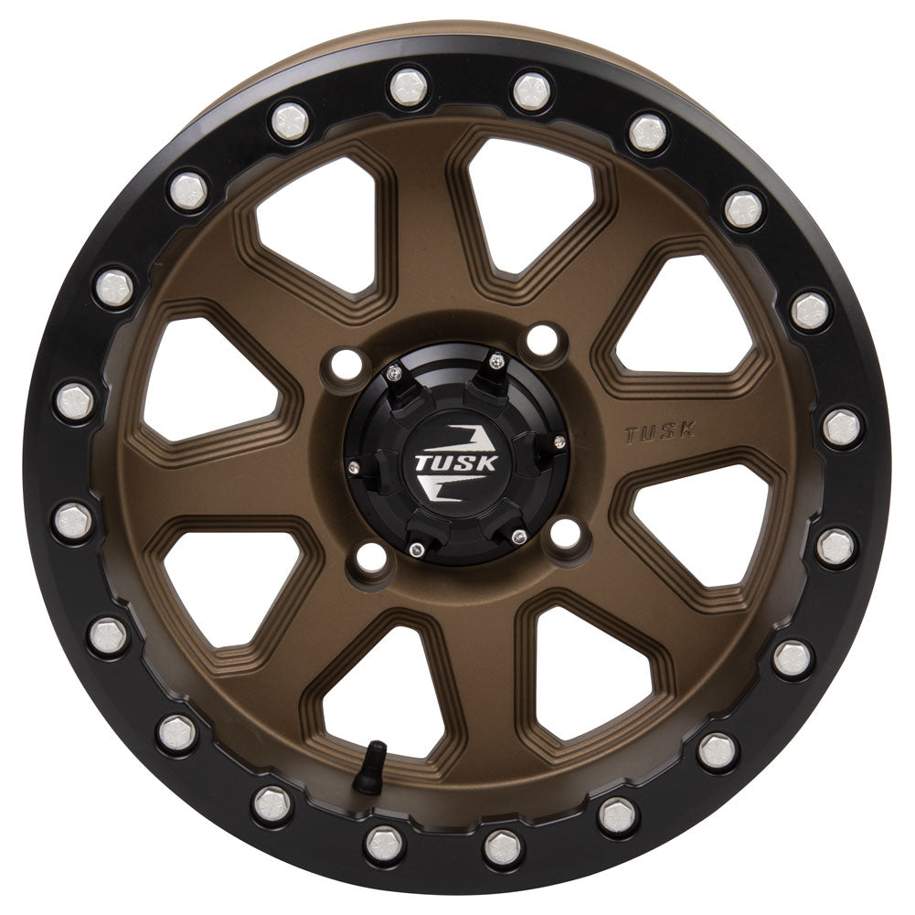 Tusk 2012070053 4/156  Uinta Beadlock Wheel 15x7 5.0 + 2.0 Bronze