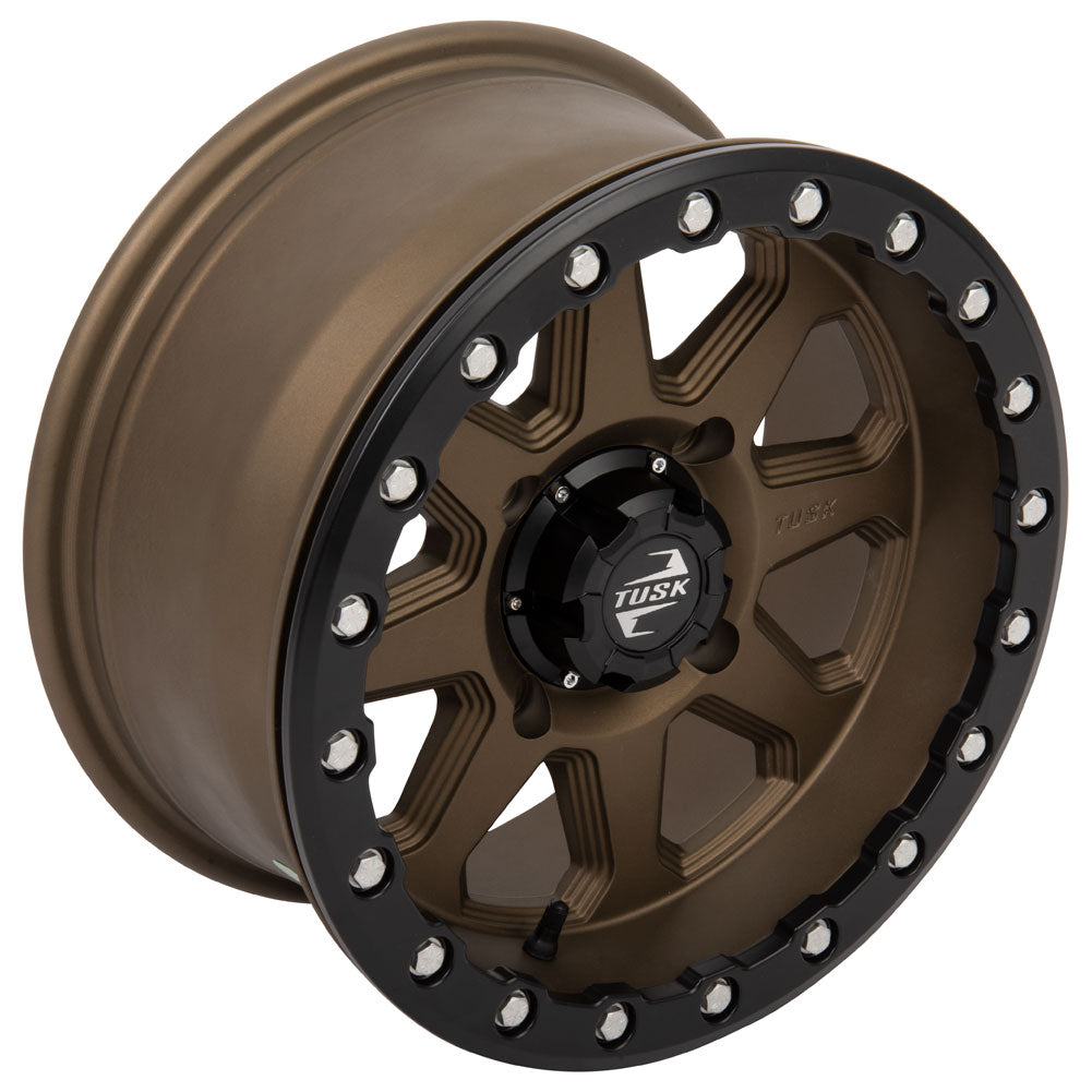 Tusk 2012070053 4/156  Uinta Beadlock Wheel 15x7 5.0 + 2.0 Bronze