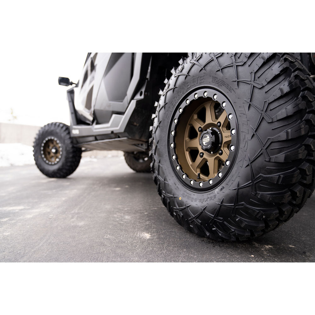Tusk 2012070053 4/156  Uinta Beadlock Wheel 15x7 5.0 + 2.0 Bronze