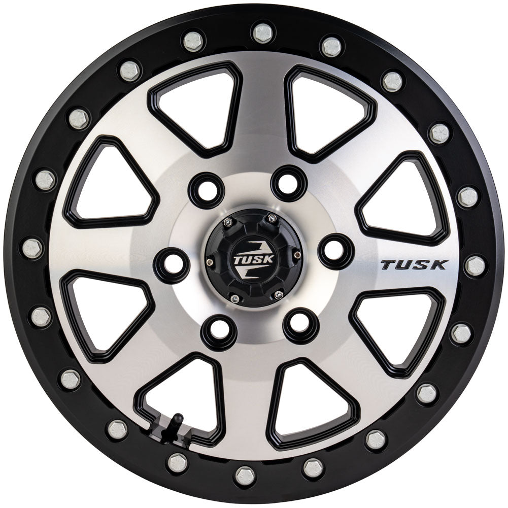 Tusk 2012070060 Uinta Beadlock Wheel 16x7 6/139.7 7+0 Machined/Black