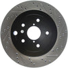 Stoptech 127.47030L 08+ fits Subaru STI (Will Not Fit 05-07) Slotted & Drilled Sport Brake Rotor