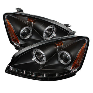 Spyder 5008077 fits Nissan 02-04 Altima Projector Headlights Halogen Model- LED