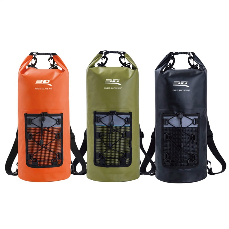 3D 6117-21 MAXpider Roll-Top Dry Bag Backpack - Orange