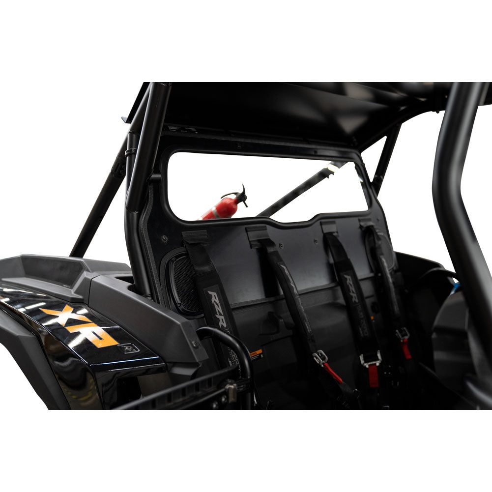 Tusk 2030490009 UTV Rear Glass Window With Speaker Cut Outs