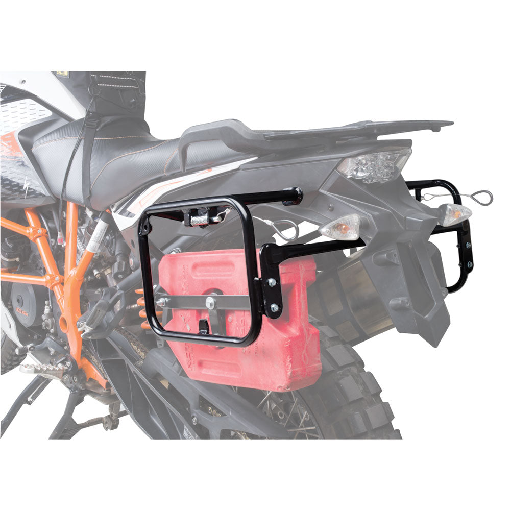 Tusk 2032160004 Pannier Racks Pilot Pannier Bags Bottle Holders Black Grey