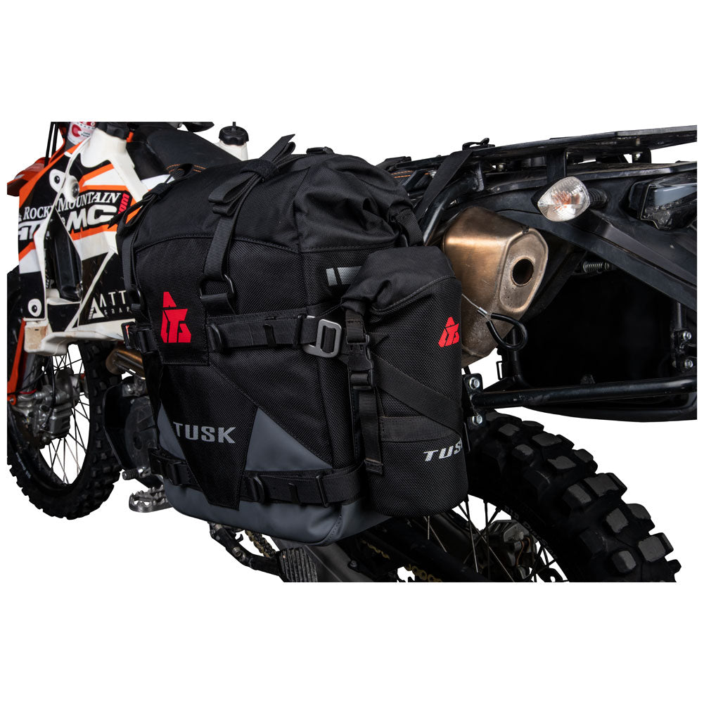Tusk 2032160010 Pannier Racks Pilot Pannier Bags Bottle Holders Top Rack