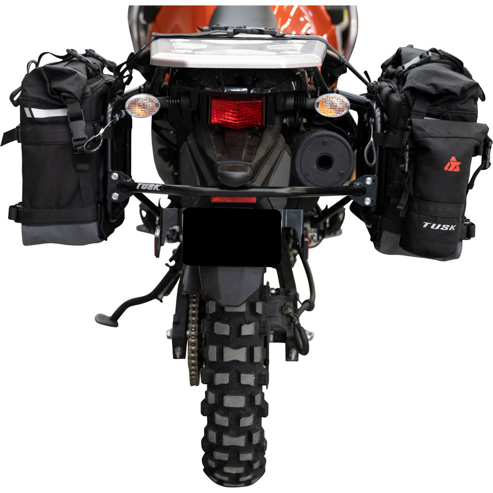 Tusk 2032160023 Pannier Racks Pilot Pannier Bags Bottle Holders Black Grey