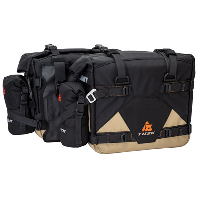 Tusk 2032160043 Pannier Racks Pilot Pannier Bags Bottle Holders Top Rack