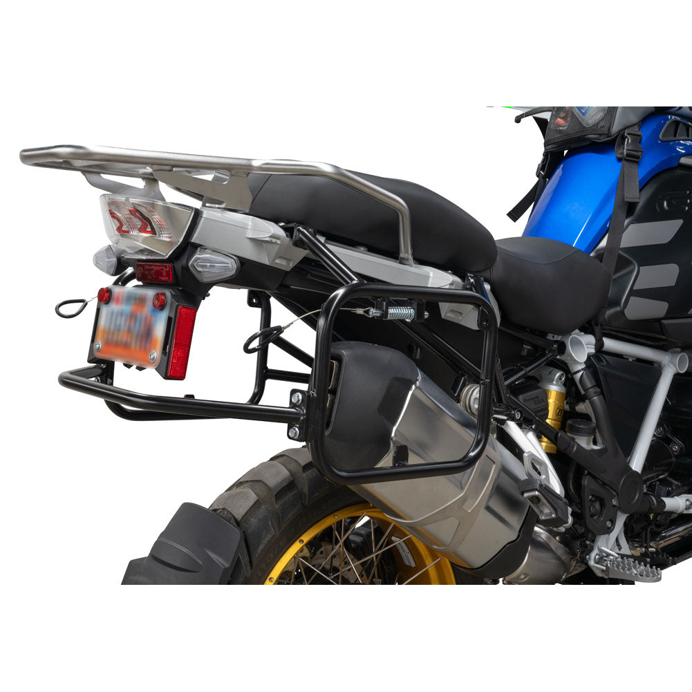 Tusk 2032160061 Pannier Racks Pilot Pannier Bags Bottle Holders Black Tan
