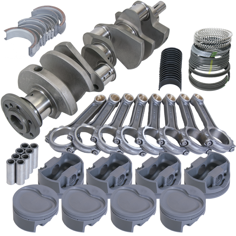 Eagle 615104155 fits Pontiac 400 4.250in Crank 6.800in I-Beam Rods -22cc 4.155in Pistons Rotating Assembly