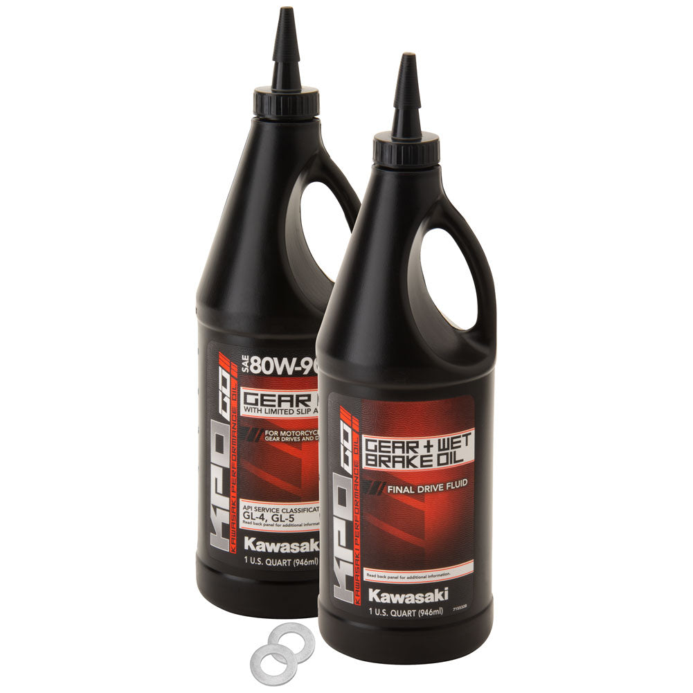 Tusk 2044120189 Drivetrain Oil Change Kit  with Kawasaki Oil