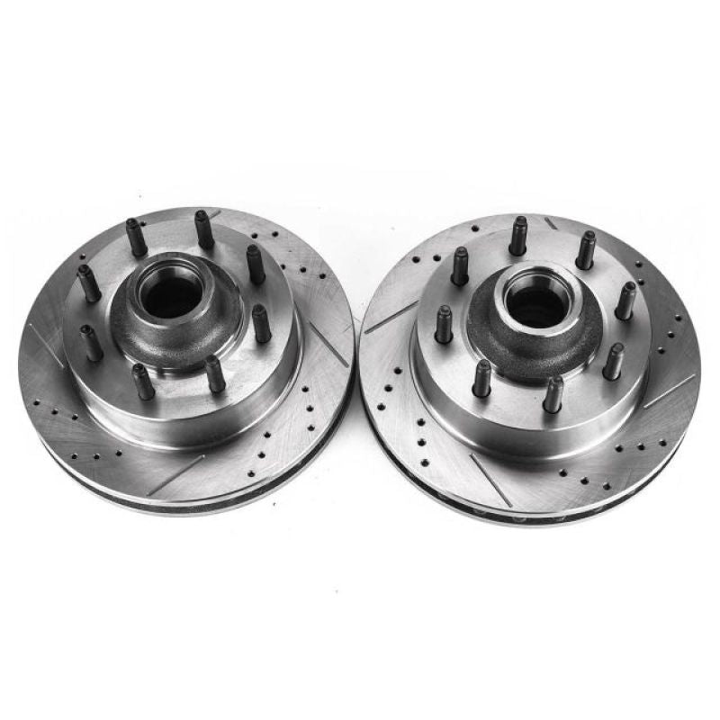 Power Stop fits Ford F-350 Super Duty Front Drilled & Slotted Rotor - Pair