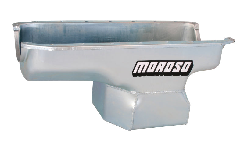 Moroso 20710 Mopar 20 (w/Center Sump) Deep Wet Sump 8qt 10in Steel Oil Pan