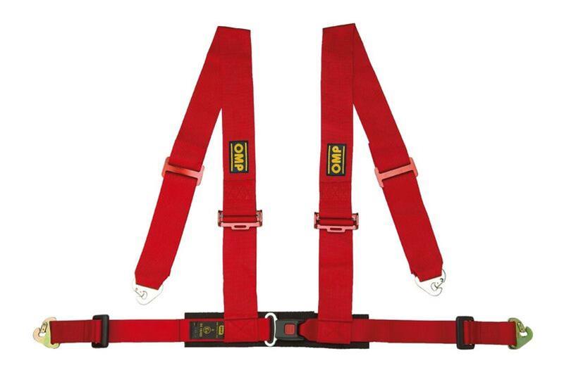 OMP DA0-0507-A01-061 4 Point Harness - Red