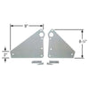 Moroso C4007 fits Chevrolet Big Block 2-Piece Front Motor Plate