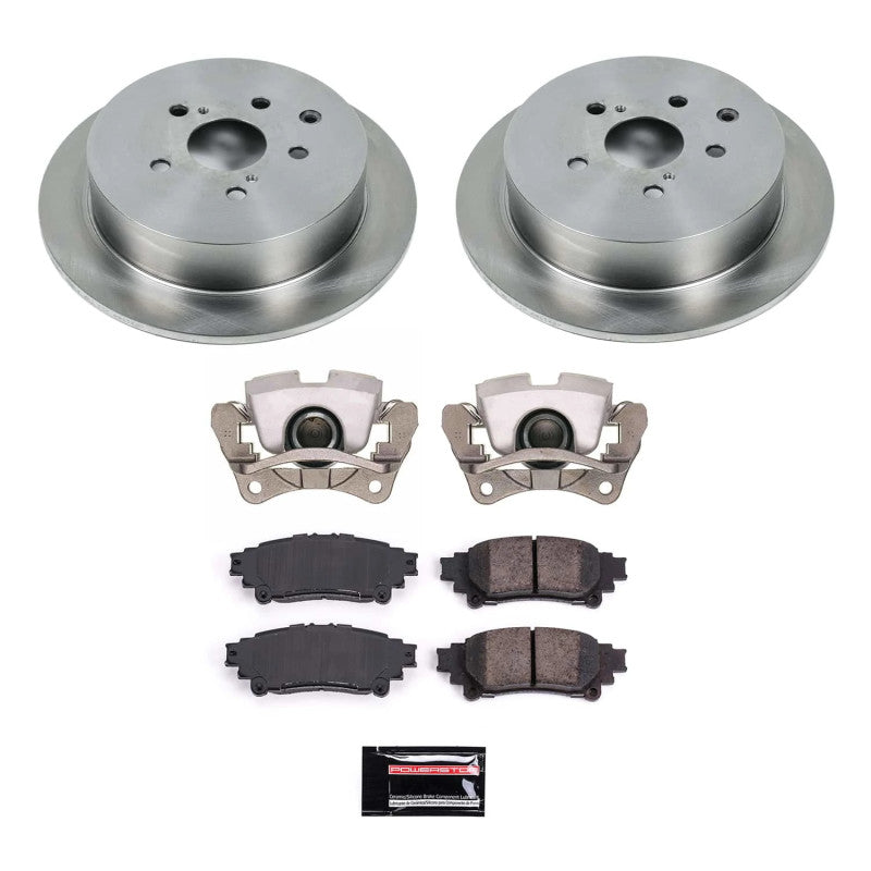 PowerStop KCOE5864 fits Lexus 10-15 RX350 Rear Autospecialty Kit w/Calipers