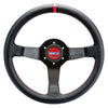SPARCO 015R330CHAMPION Sparco Steering Wheel R330 Champion Black Leather / Red Stitching