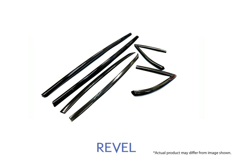 Revel 1TR4GT0AT12 GT Dry Carbon Door Window Moulding Cover 2020 fits Toyota GR S